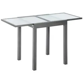 Merxx Balkonausziehtisch 65 x 65 x 75 cm Schwarz/Grau