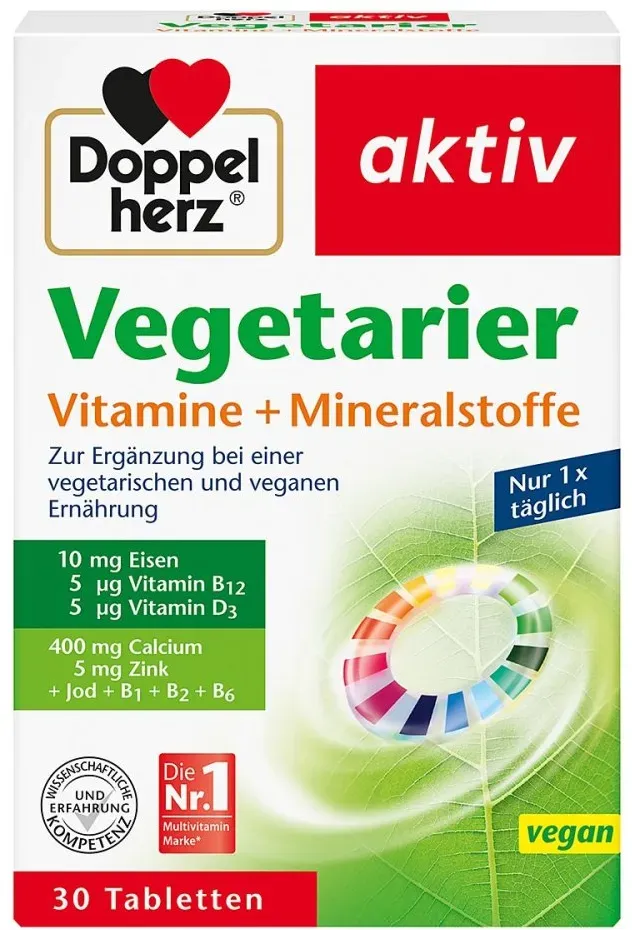 Doppelherz Vegetarier Vitamine+mineralstoffe Tabletten