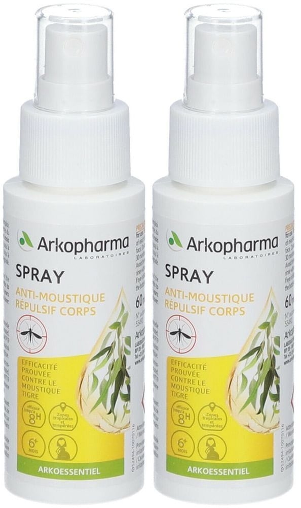Arkopharma Arko Essentiel antimoustiques 2x60 ml spray