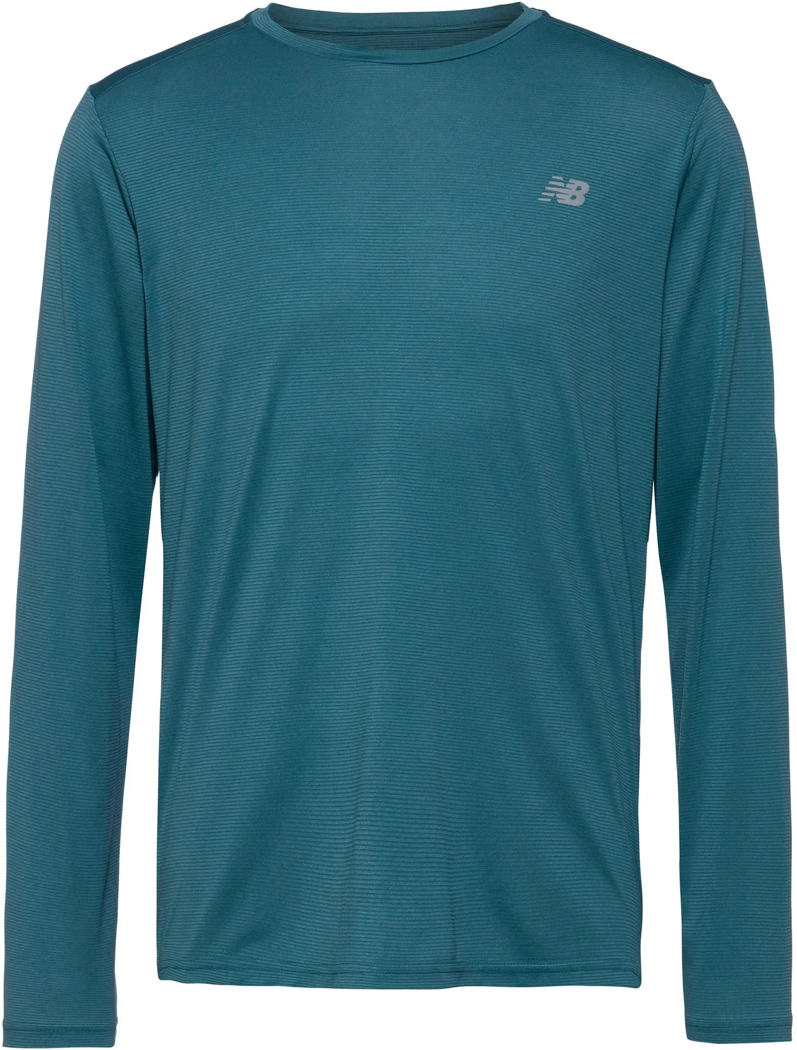 NEW BALANCE Essential Funktionsshirt Herren in big teal, Größe L - blau