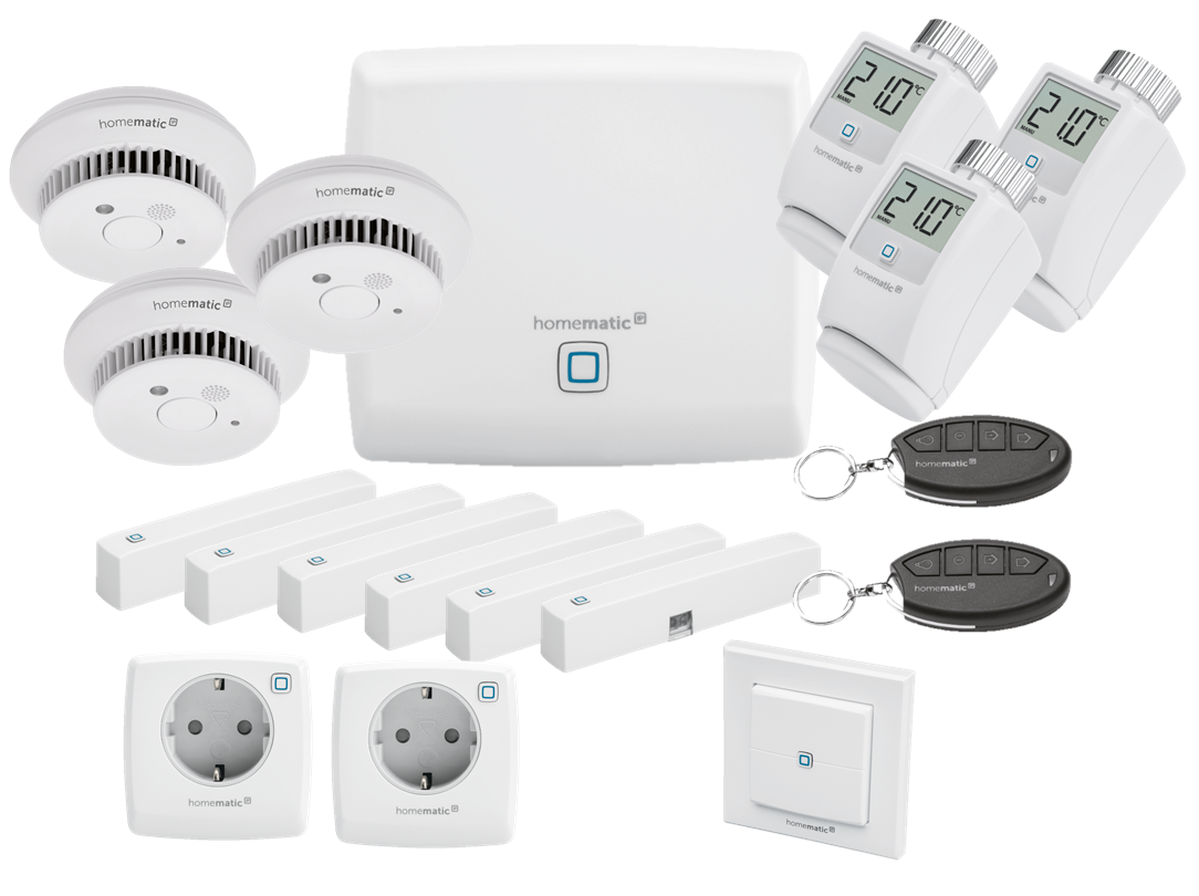 Homematic IP Set Sicherheit, Raumklima & Strom | HmIP-EK-8