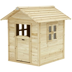 Spielhaus, Natur, Holz, Zeder, 94x133x102 cm, Fsc, Spielzeug, Kinderspielzeug, Spielzeug für Draußen