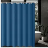 lerores Duschvorhang 150 x 180 cm dunkelblau