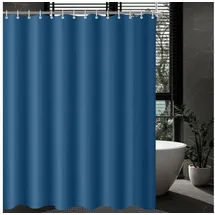lerores Duschvorhang 150 x 180 cm dunkelblau