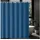 lerores Duschvorhang 150 x 180 cm dunkelblau