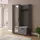 WFL GROUP Linaro Sitzbank 137x42x207 cm Grau