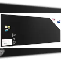 ALLboards Kreidetafel 300 x 120 cm Schwarz