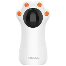 rojeco interaktives Laser-Katzenspielzeug weiß