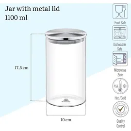 wilmax england Vorratsglas 1100 ml
