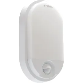 Licht-Erlebnisse Kellerleuchte LED Bewegungssensor mit Schalter 21 cm hoch IP54 Weiß 4100 K neutralweißes Licht 1870 lm - Weiß