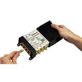 Premium X PremiumX Multischalter Set 5/4 Multiswitch Quattro LNB 8x F-Stecker,