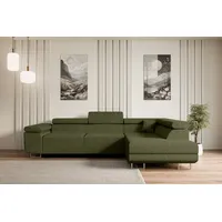 Altdecor Ecksofa mit Schlaffunktion und Bettkasten GUSA-L - 272x202x107