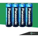 Panasonic Batterie Panasonic Plus (4er Pack) r 6 AA Mignon (Shrink)