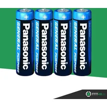 Panasonic Batterie Panasonic Plus (4er Pack) r 6 AA Mignon (Shrink)