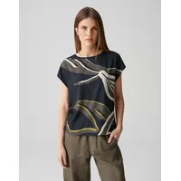 Opus T-Shirt mit Rundhalsausschnitt Modell SOPIKA Dunkelblau, 44