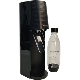 Sodastream Terra black + PET-Flasche 2 l + PET-Flache 1 l + Zylinder