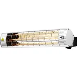 Infrarot-terrassenheizer - 2000w - Silber