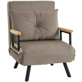 Homcom Schlafsofa mit Bettfunktion Verstellbar 63 x 73 x 81 cm