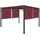 Proregal Ersatzdach Pavillon Baia 1 x 2,72 x 4,96 m Rot