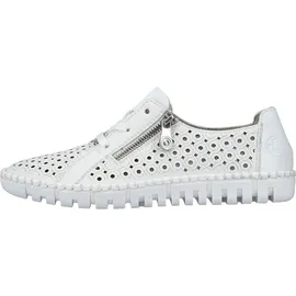 Rieker Schnürschuh Damen Weiß 36