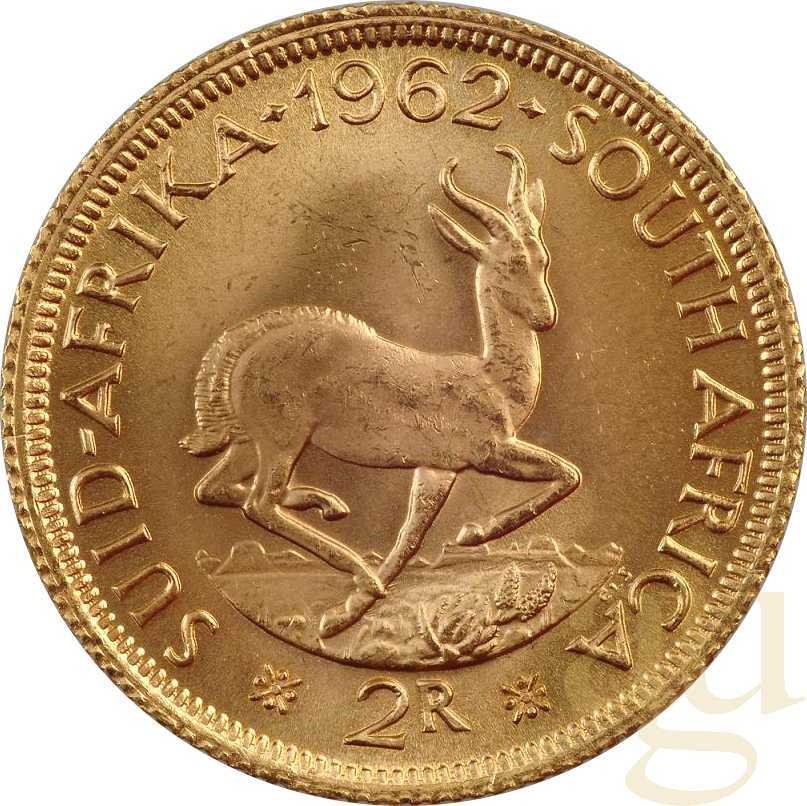 2 Rand Goldmünze Südafrika