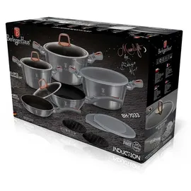 Berlinger Haus Moonlight Topf-Set 3-tlg. Suppentopf + Bratentopf + Stielkasserolle