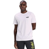 Puma Herren ESS Small Logo Tee T-Shirt White, XL