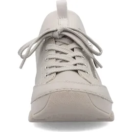 Rieker 45973-60 Schnürhalbschuh Textil & Synthetik Damen in beige 42