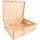 Creative Deco Holzkiste 40 x 30 x 14 cm 14-tlg. beige