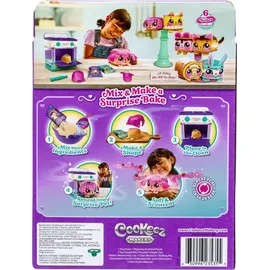 cookeez makery Lil’ Bakez – Backofen-Spielset „Kuschelige Kreationen“: Mische die Zutaten und backe eine tierische Plüsch-Überraschung mit köstlichem Duft – 6 duftende Kuschelfreunde zum Sammeln