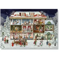 Coppenrath Verlag Puzzle-Adventskalender Unser wunderbares Weihnachtshaus
