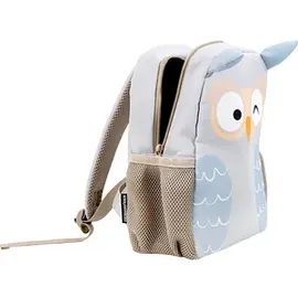 Eberhard Faber Kindergartenrucksack Mini Kids Eule Kunstfaser lila/beige