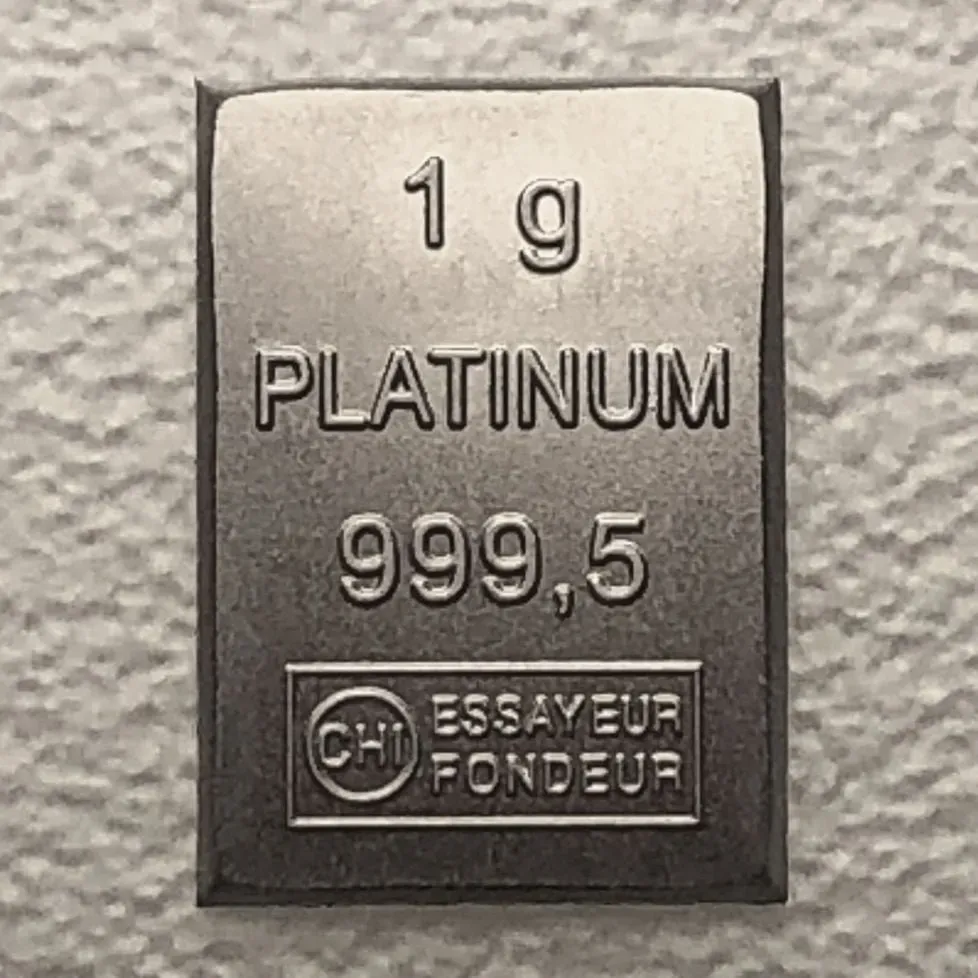 Platinbarren 1g CombiBar