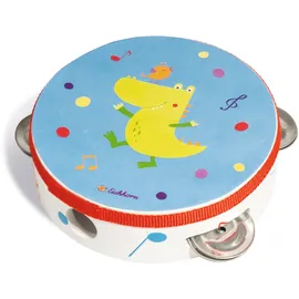 Eichhorn Kinder-Tamburin Musik Tamburin 14,5 x 14,5 x 4,5 cm Holz