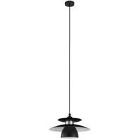 EGLO Brenda, Hängeleuchte, schwarz, Fassung: E27, 320 lm)