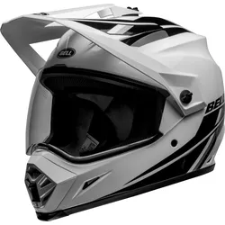 Bell MX-9 Adventure MIPS Alpine, Endurohelm - Schwarz/Weiß - XL