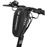wozinsky wasserdichte Scooter Lenkertasche 3l Lenkertasche Schwarz