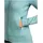 Icebreaker 260 Quantum IV LS Zip Hoodie - Merino Fleecejacke - Damen Kapuzenjacke türkis L