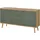 INOSIGN Sideboard INOSIGN "MAVAS", grün (evoke eiche dekor, salbei), B:160cm H:83cm T:40cm, Sideboards, Sideboard, in moderner Trendfarbe, Griffe aus Metall (Schwarz), Breite 160 cm