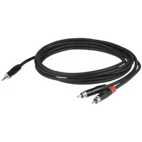 DAP AUDIO DAP-Audio FLX30 – Stereo-Miniklinkenstecker auf 2 Cinch-Stecker,