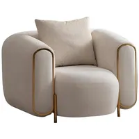 JV Möbel Sessel 108 x 80 x 115 cm Beige