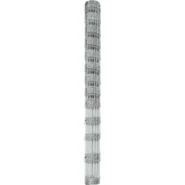 vidaXL Wildzaun 1000 x 150 cm Silber/Eisen