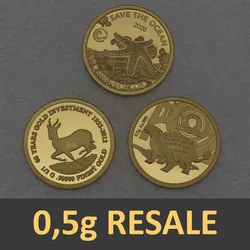 Goldmünze 05g Resale (div.Hersteller)