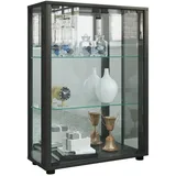 VCM Vitrine Sintalo 60 x 25 x 80 cm Schwarz