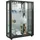 VCM Vitrine Sintalo 60 x 25 x 80 cm Schwarz
