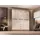 vente-unique Kleiderschrank Peroli 180 x 206 x 46,5 cm Beige/Holzfarben