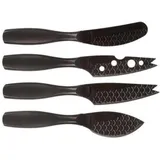 Boska Mini Monaco+ Käsemesser-Set 16 cm 4-tlg. Edelstahl Schwarz