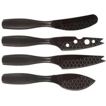 Boska Mini Monaco+ Käsemesser-Set 16 cm 4-tlg. Edelstahl Schwarz