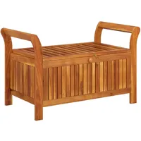VidaXL Garten-Truhenbank 91 x 55 x 50 cm Grau