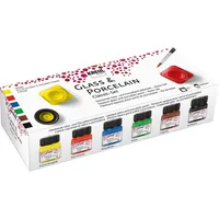 Kreul Glass & Porcelain Classic Set bunt 7 St.